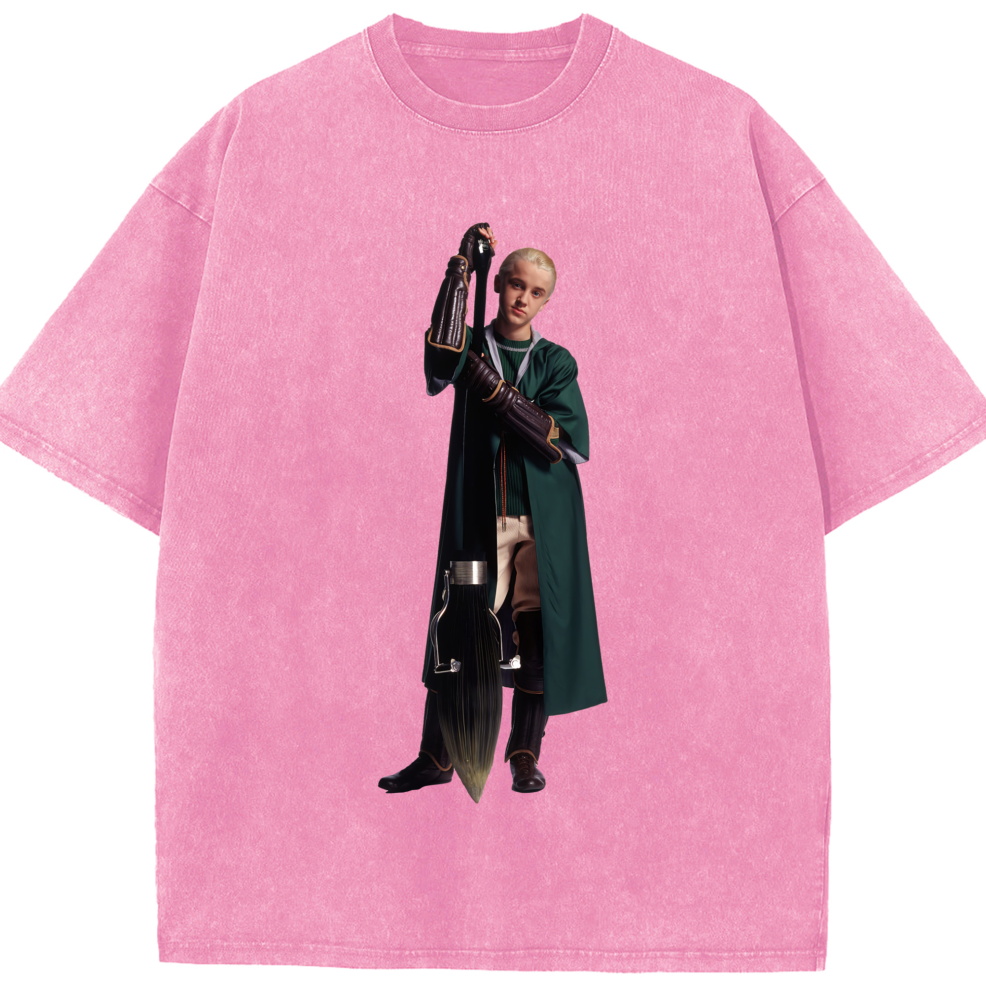 （画像用） Harry Potter ハリー・ポッターシリーズ 綿100% ヴィンテージ風 半袖Tシャツ（フロントプリント）